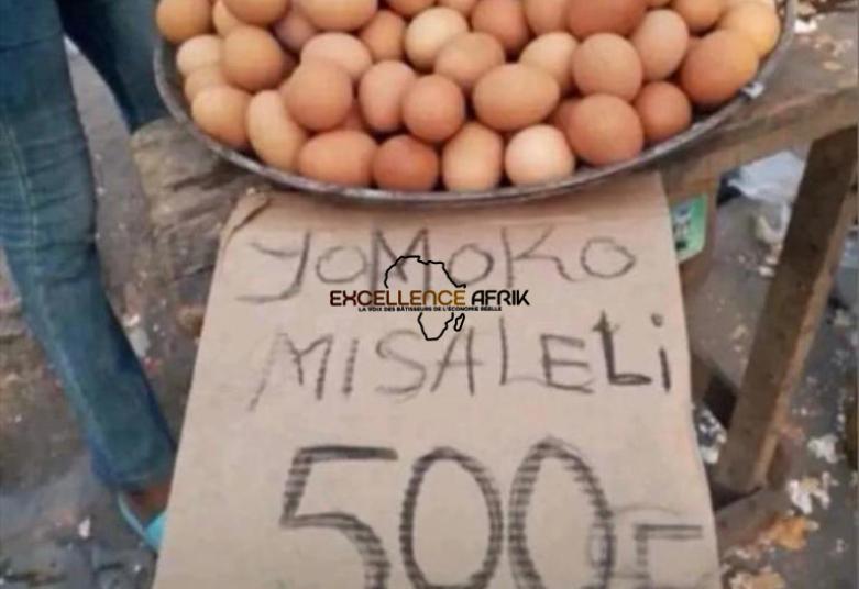 Kinshasa : baisse de 50 % du prix d’un œuf sur les marchés